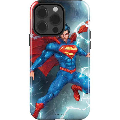 DC Comics Superman Heat Vision iPhone 15 Pro Impact Case